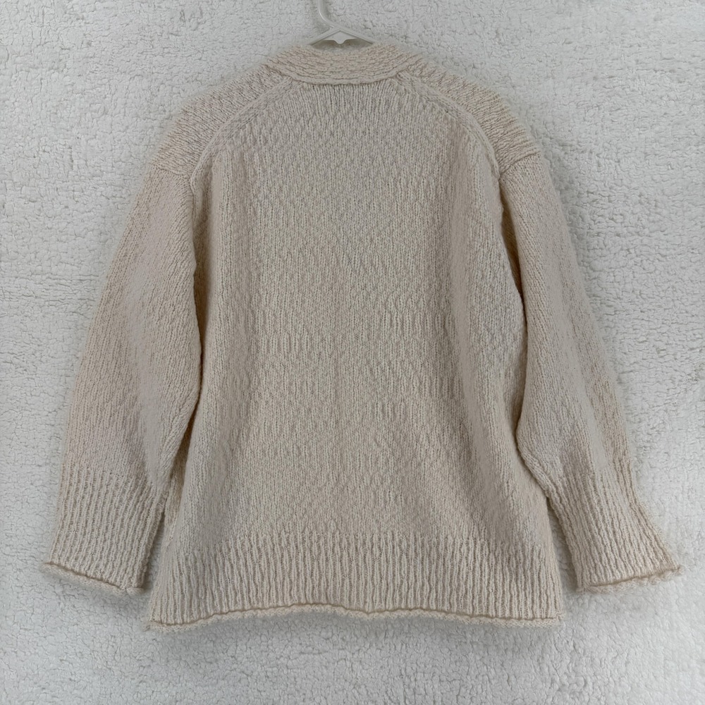 J Crew Sweater Womens Small Beige Alpaca Wool Blend Button Cardigan Pockets‎ - Picture 2 of 8